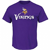 Minnesota Vikings Majestic Critical Victory WEM T-Shirt - Purple,baseball caps,new era cap wholesale,wholesale hats